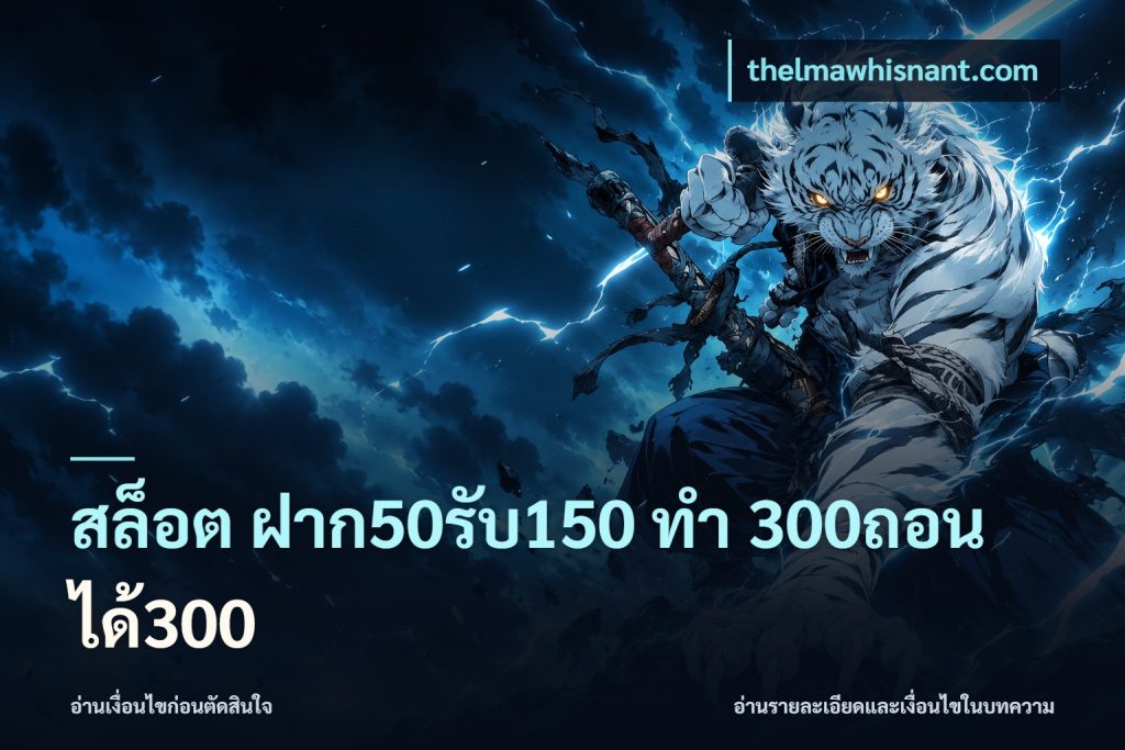 สล็อต ฝาก50รับ150 ทํา 300ถอนได้300