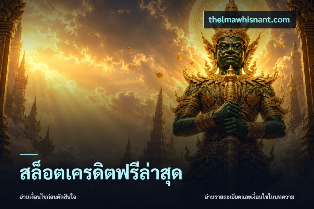 สล็อตเครดิตฟรีล่าสุด