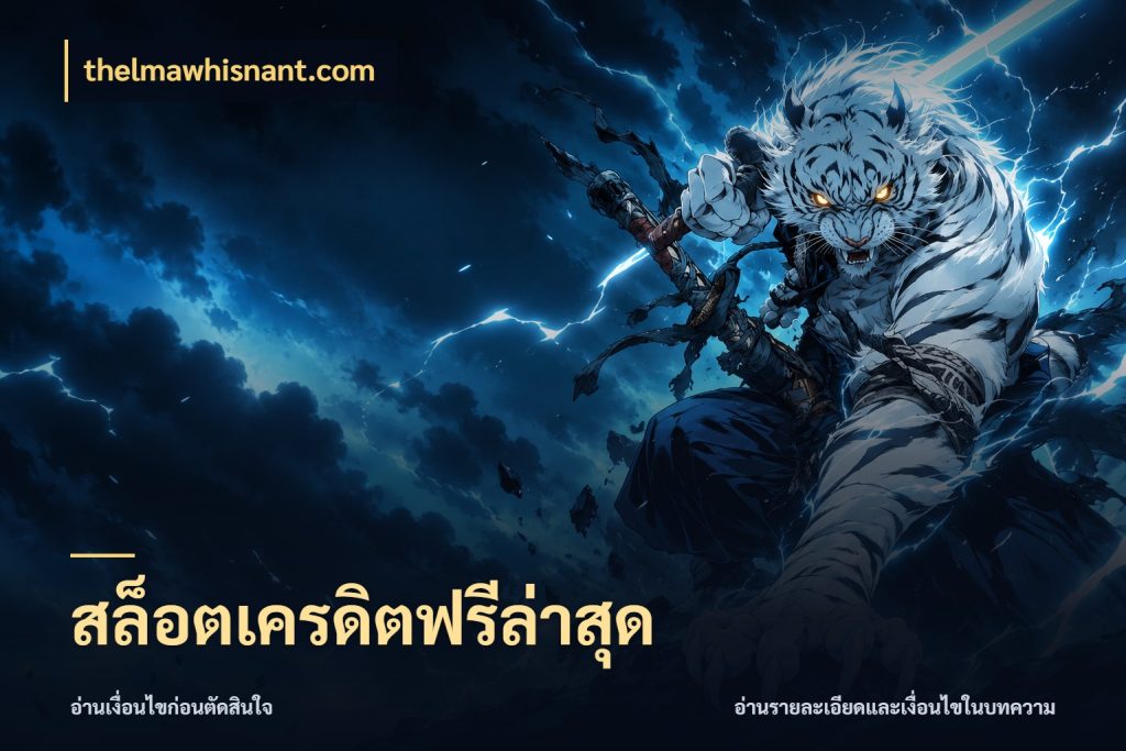 สล็อตเครดิตฟรีล่าสุด รู้จักยอดและขอบเขตของเครดิตฟรี กับ thelmawhisnant.com