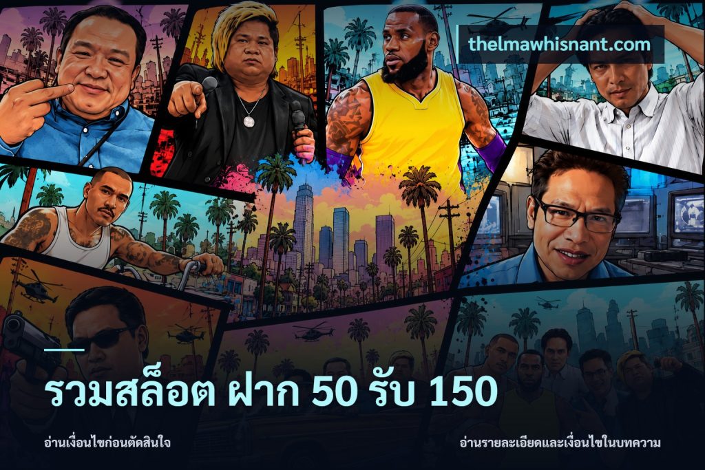 รวมสล็อต ฝาก 50 รับ 150