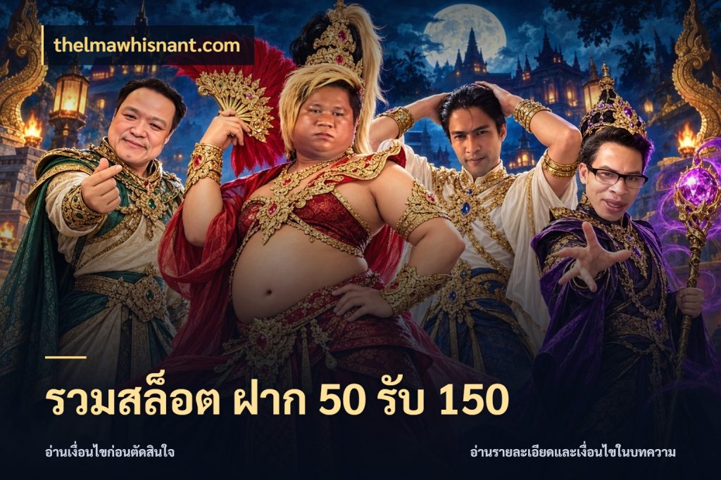 รวมสล็อต ฝาก 50 รับ 150 thelmawhisnant.com โปรกับเกมที่ชอบเลือกให้ตรงสไตล์