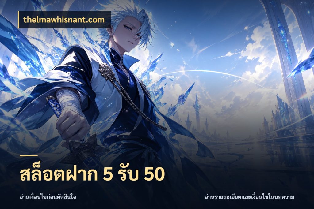 สล็อตฝาก 5 รับ 50 โปรกับเกมที่ชอบเลือกให้ตรงสไตล์ ในมุม thelmawhisnant.com