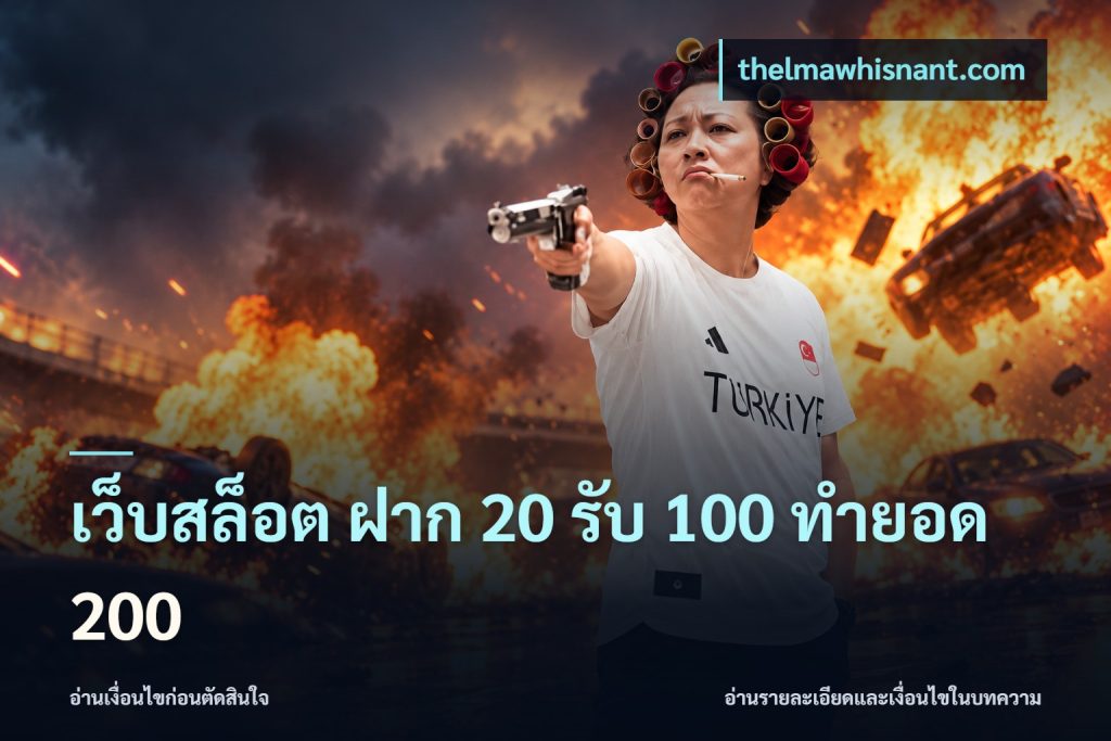 เว็บสล็อต ฝาก 20 รับ 100 ทำยอด 200