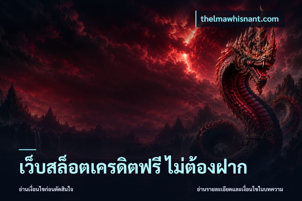 เว็บสล็อตเครดิตฟรี ไม่ต้องฝาก