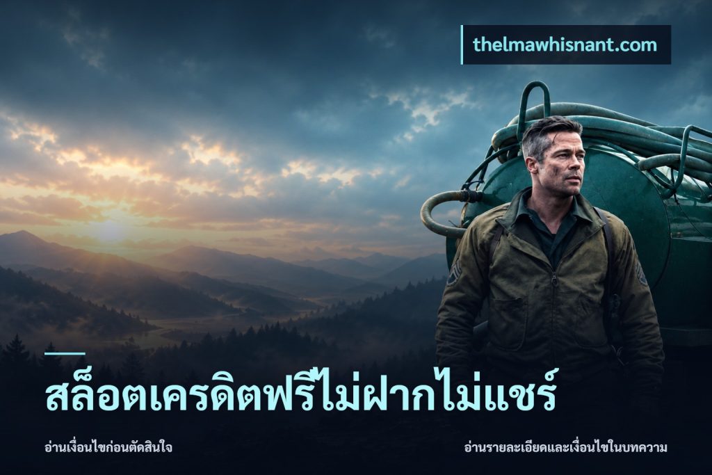 สล็อตเครดิตฟรีไม่ฝากไม่แชร์