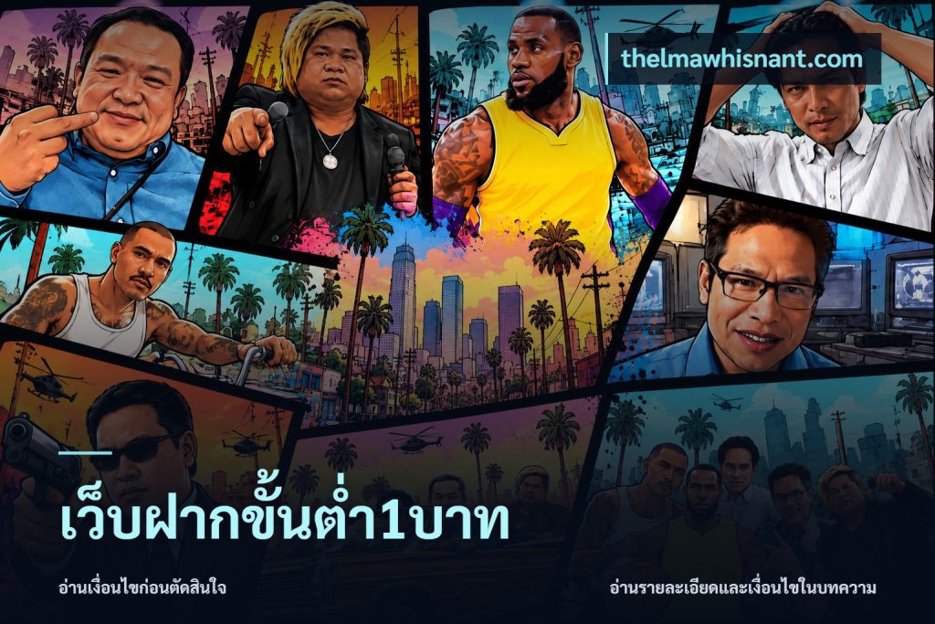 เว็บฝากขั้นต่ำ1บาท