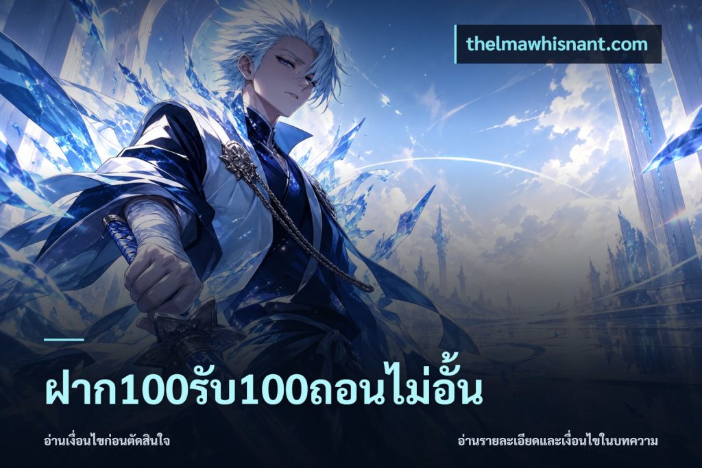 ฝาก100รับ100ถอนไม่อั้น
