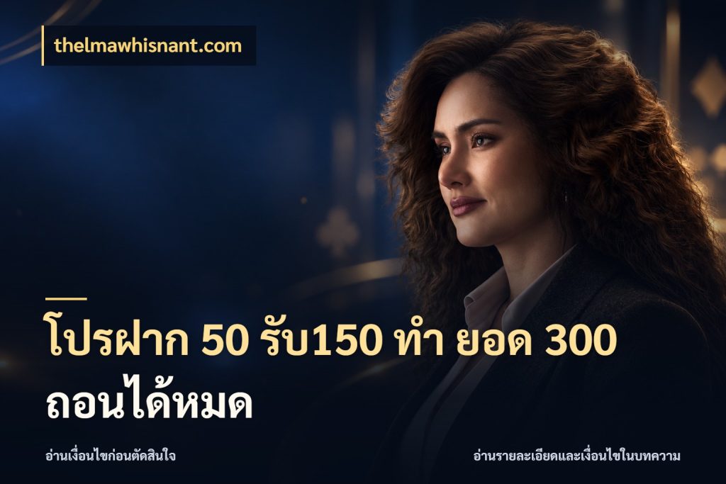 โปรฝาก 50 รับ150 ทํา ยอด 300 ถอนได้หมด สายโบนัสเลือกจังหวะสนุกได้อย่างไร สไตล์ thelmawhisnant.com