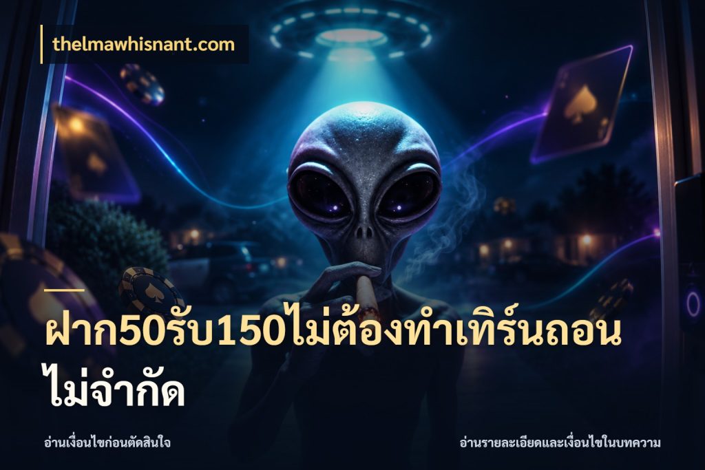 ฝาก50รับ150ไม่ต้องทําเทิร์นถอนไม่จํากัด thelmawhisnant.com สีสันของโปรฝากและยอดรับ