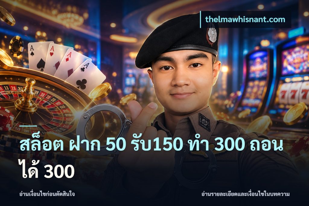 สล็อต ฝาก 50 รับ150 ทํา 300 ถอนได้ 300