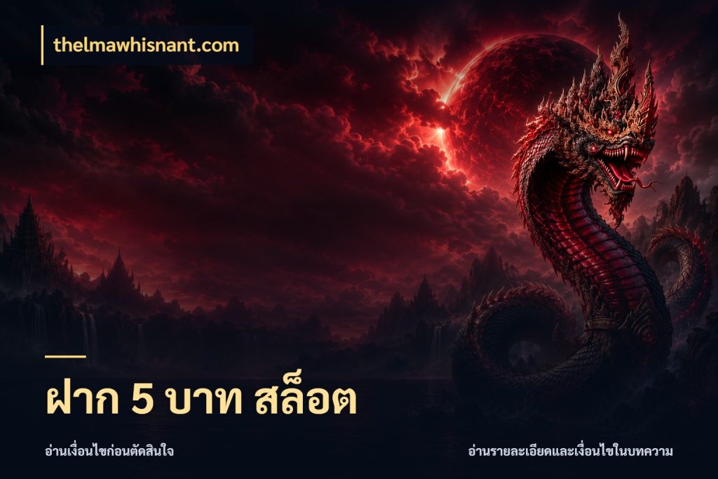 ฝาก 5 บาท สล็อต ยอดเริ่มต้นน่าจับตากับสิทธิ์ที่เกี่ยวข้อง ในมุม thelmawhisnant.com
