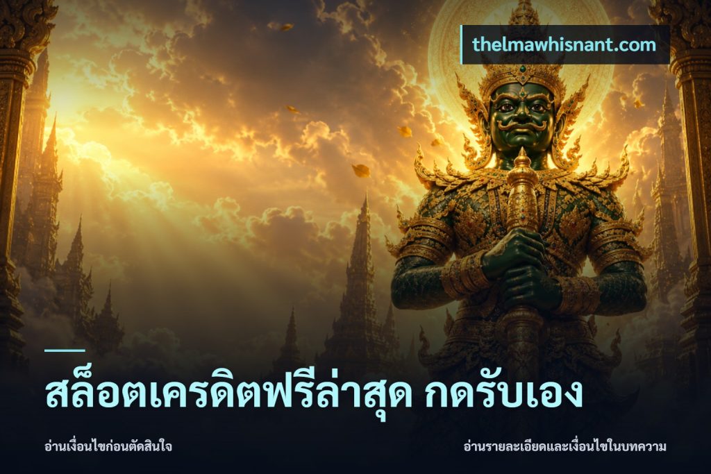 สล็อตเครดิตฟรีล่าสุด กดรับเอง