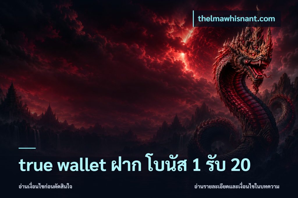 true wallet ฝาก โบนัส 1 รับ 20