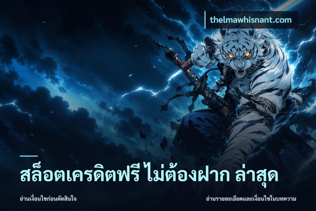 สล็อตเครดิตฟรี ไม่ต้องฝาก ล่าสุด