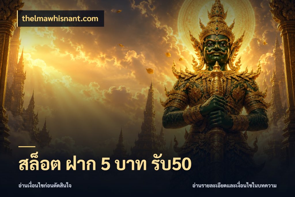 สล็อต ฝาก 5 บาท รับ50 เปิดมุมโปรให้เข้ากับเกมแนวโปรด กับ thelmawhisnant.com