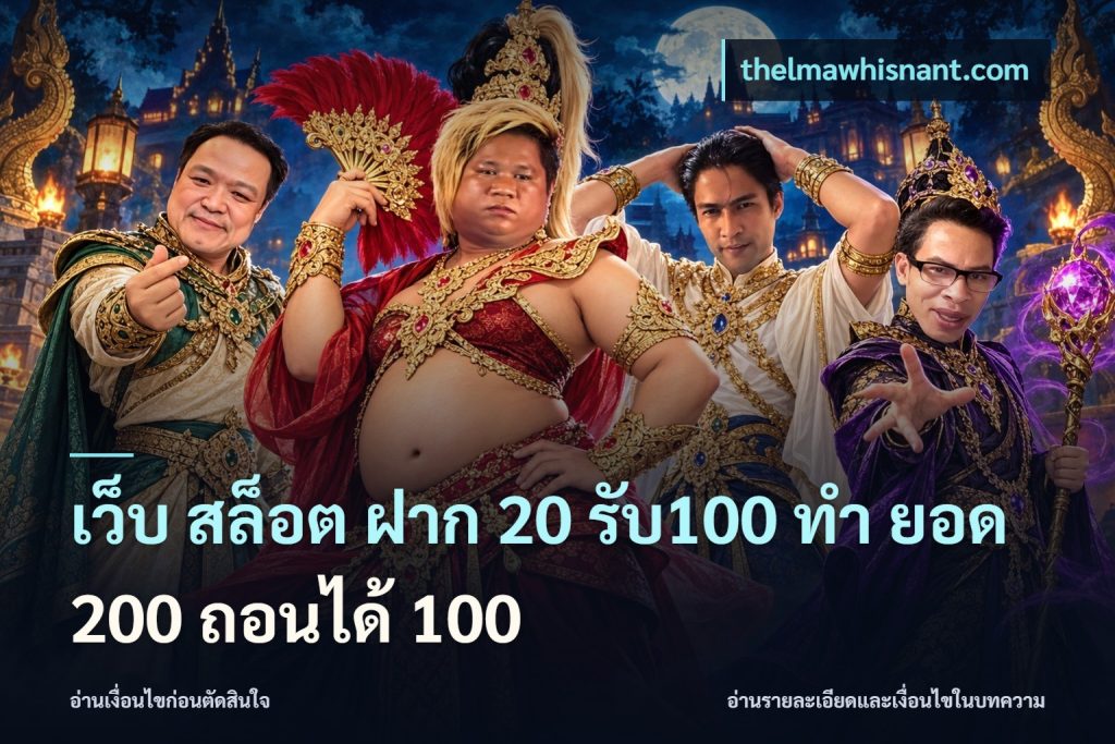 เว็บ สล็อต ฝาก 20 รับ100 ทํา ยอด 200 ถอนได้ 100