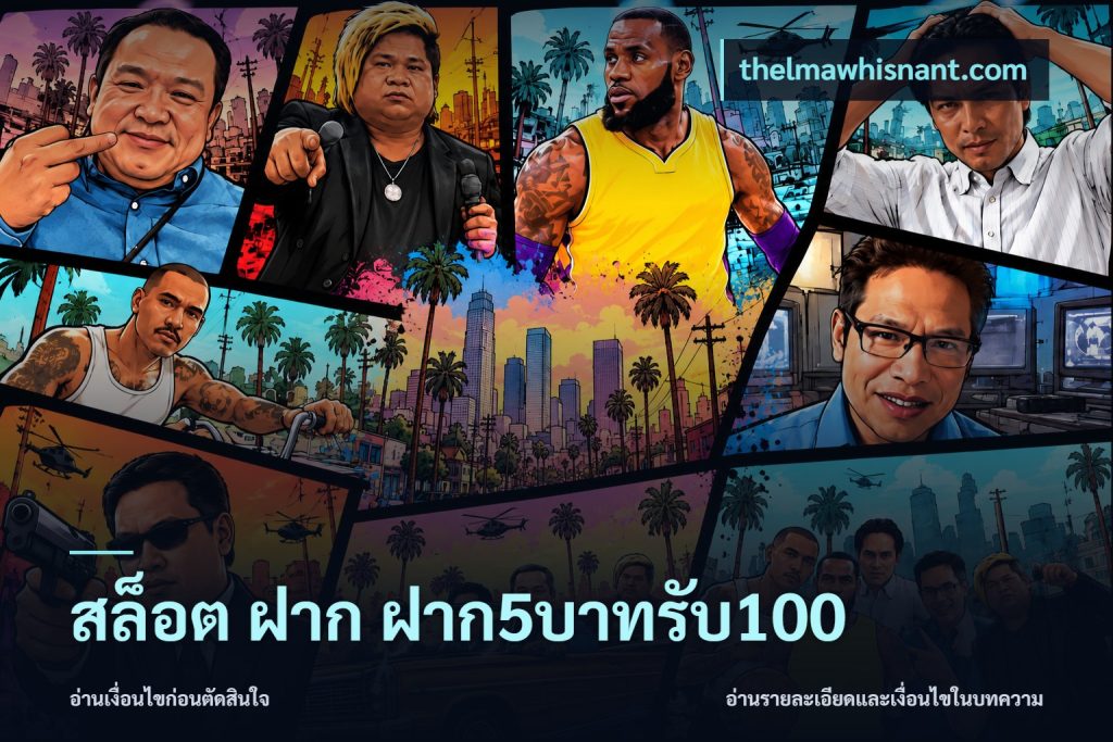 สล็อต ฝาก ฝาก5บาทรับ100