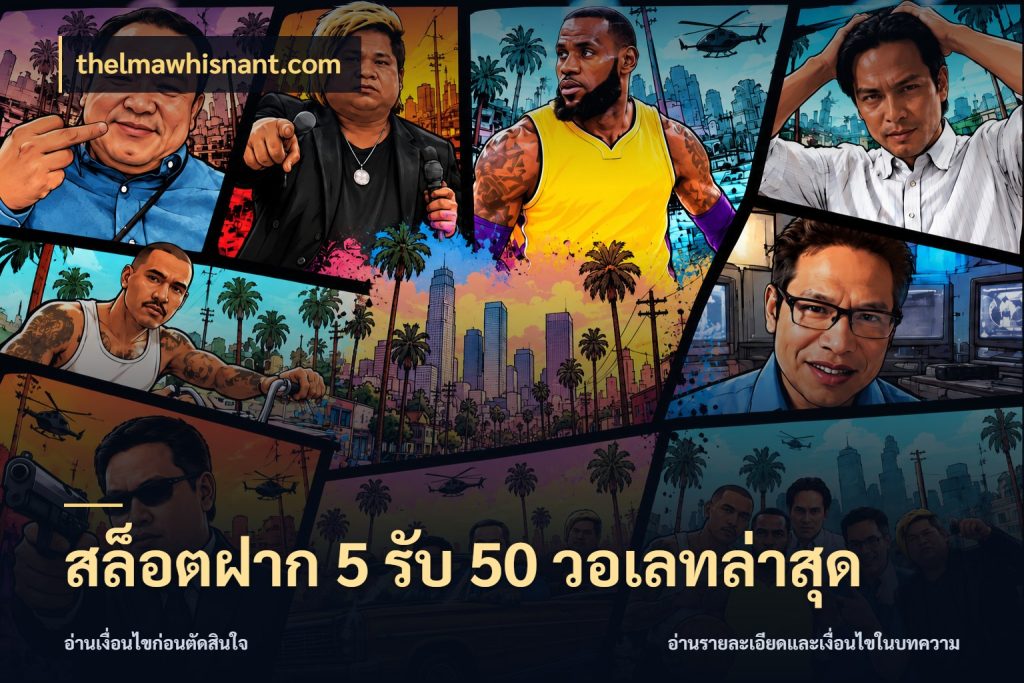 สล็อตฝาก 5 รับ 50 วอเลทล่าสุด สีสันของโปรฝากและยอดรับ กับ thelmawhisnant.com