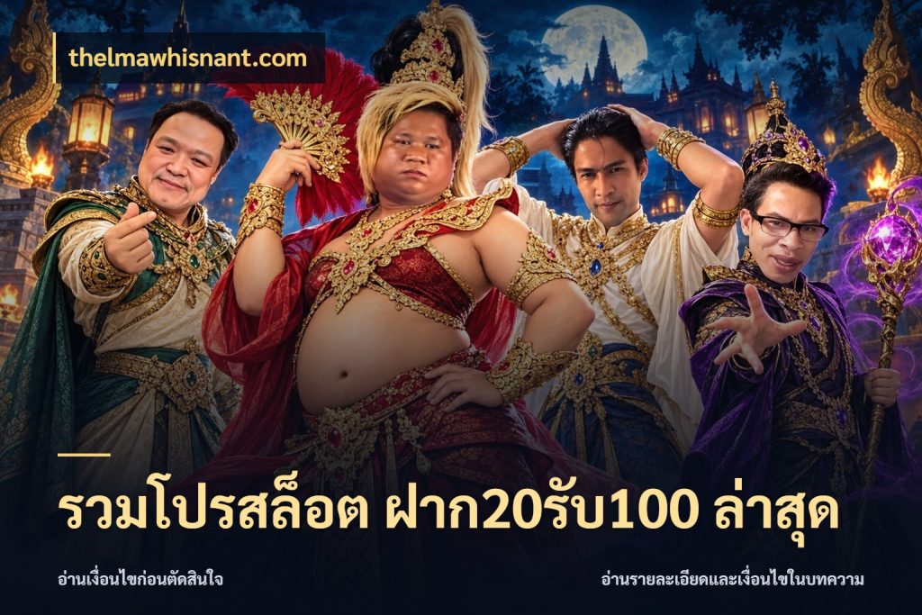 รวมโปรสล็อต ฝาก20รับ100 ล่าสุด โปรกับเกมที่ชอบเลือกให้ตรงสไตล์ กับ thelmawhisnant.com