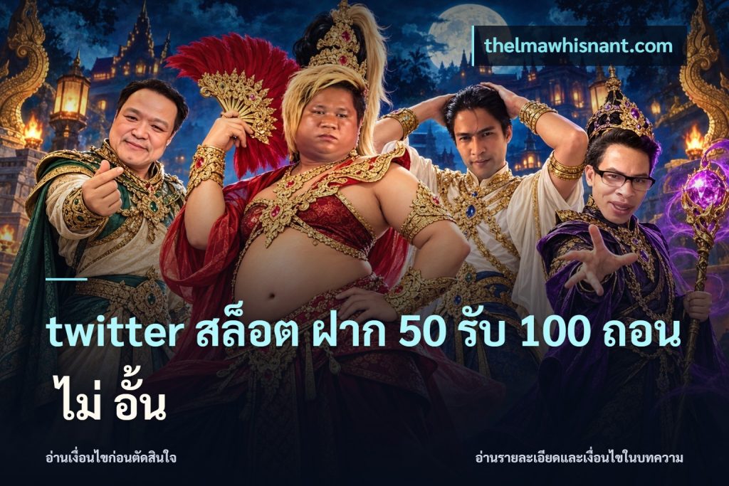 twitter สล็อต ฝาก 50 รับ 100 ถอน ไม่ อั้น