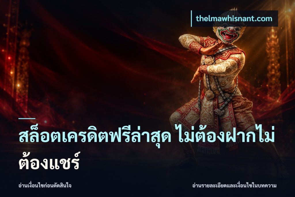 สล็อตเครดิตฟรีล่าสุด ไม่ต้องฝากไม่ต้องแชร์