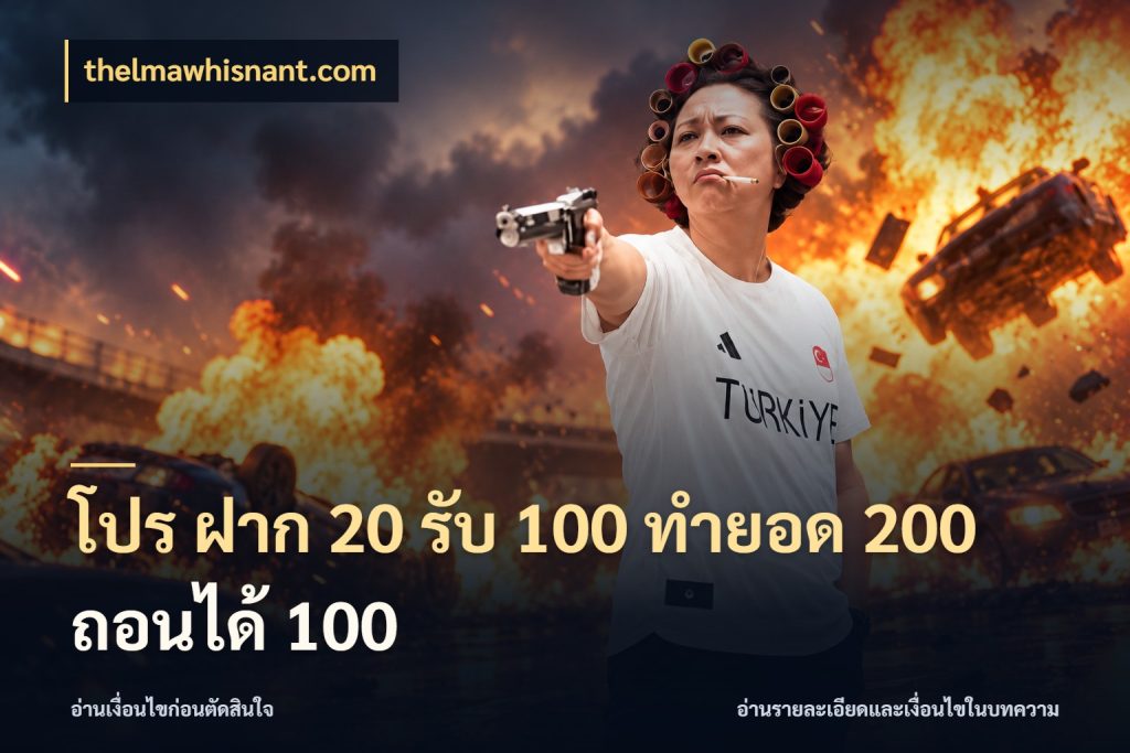 โปร ฝาก 20 รับ 100 ทำยอด 200 ถอนได้ 100 thelmawhisnant.com รูปแบบโบนัสกับสิทธิ์ของสายเกม
