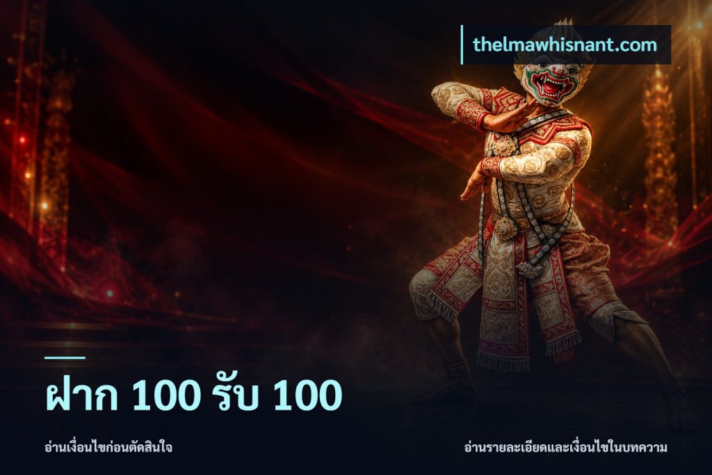ฝาก 100 รับ 100