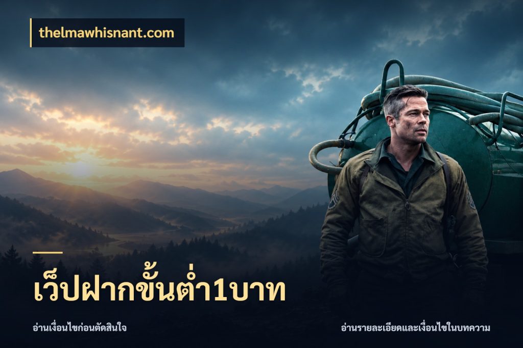 เว็ปฝากขั้นต่ำ1บาท สายทุนน้อยเลือกความสนุกให้พอดี สไตล์ thelmawhisnant.com