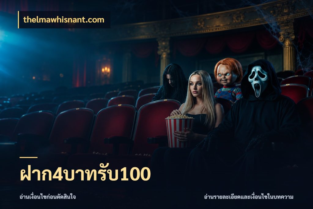 ฝาก4บาทรับ100 สีสันของโปรฝากและยอดรับ ในมุม thelmawhisnant.com