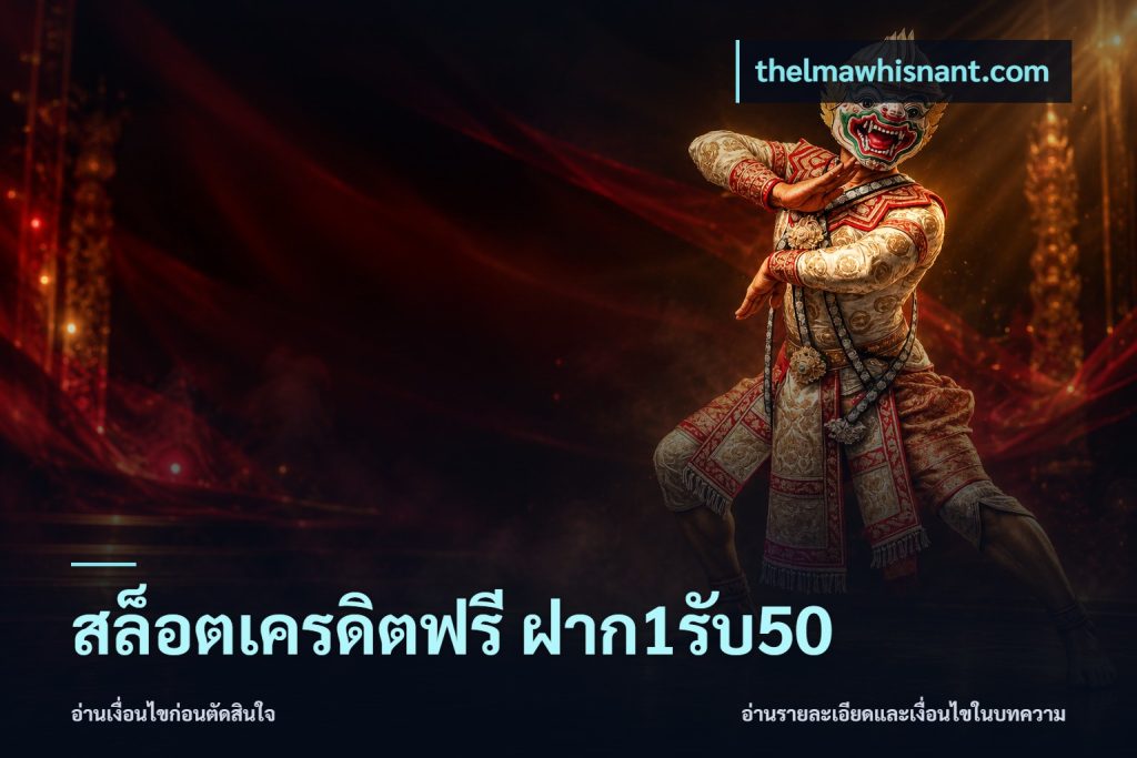 สล็อตเครดิตฟรี ฝาก1รับ50