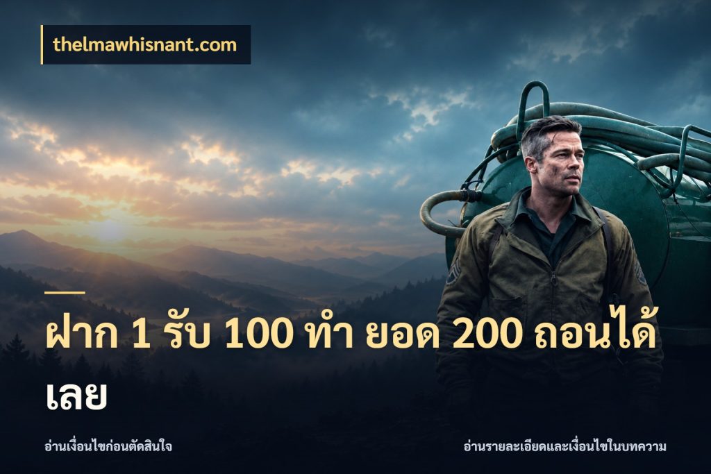 ฝาก 1 รับ 100 ทํา ยอด 200 ถอนได้เลย thelmawhisnant.com โปรยอดรับที่สายเกมสนใจ