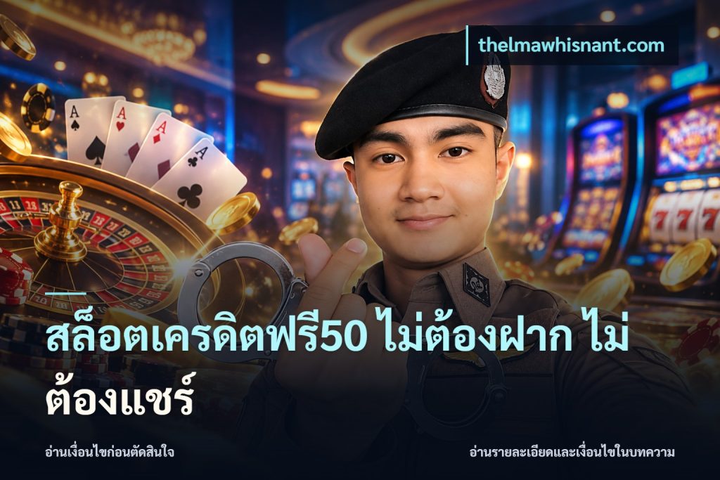 สล็อตเครดิตฟรี50 ไม่ต้องฝาก ไม่ต้องแชร์