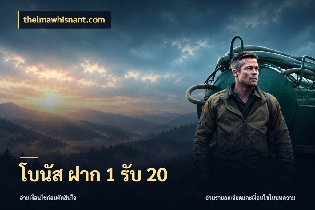 โบนัส ฝาก 1 รับ 20 จับประเด็นยอดรับก่อนเลือกความสนุก สไตล์ thelmawhisnant.com