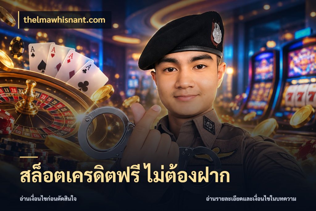 สล็อตเครดิตฟรี ไม่ต้องฝาก จับมุมเด่นของเครดิตฟรีให้ตรงใจ ในมุม thelmawhisnant.com