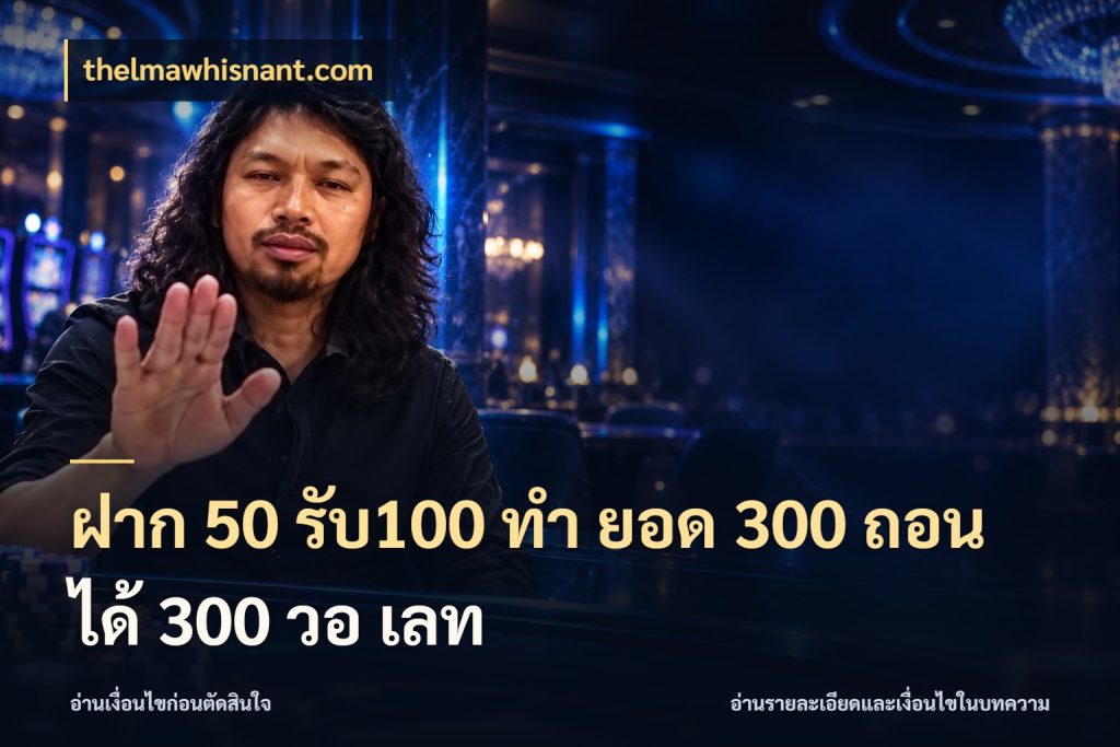 ฝาก 50 รับ100 ทํา ยอด 300 ถอนได้ 300 วอ เลท สีสันของโปรฝากและยอดรับ กับ thelmawhisnant.com