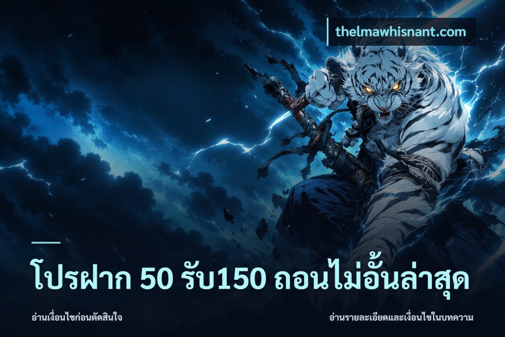โปรฝาก 50 รับ150 ถอนไม่อั้นล่าสุด