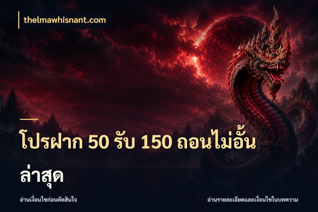 โปรฝาก 50 รับ 150 ถอนไม่อั้น ล่าสุด สีสันของโปรฝากและยอดรับ สไตล์ thelmawhisnant.com