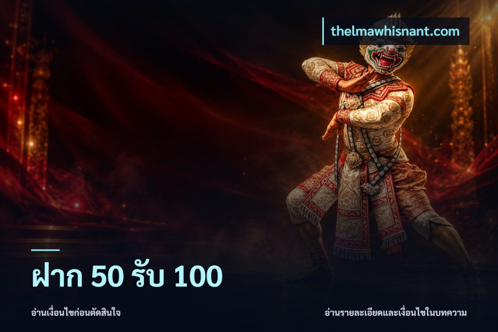 ฝาก 50 รับ 100
