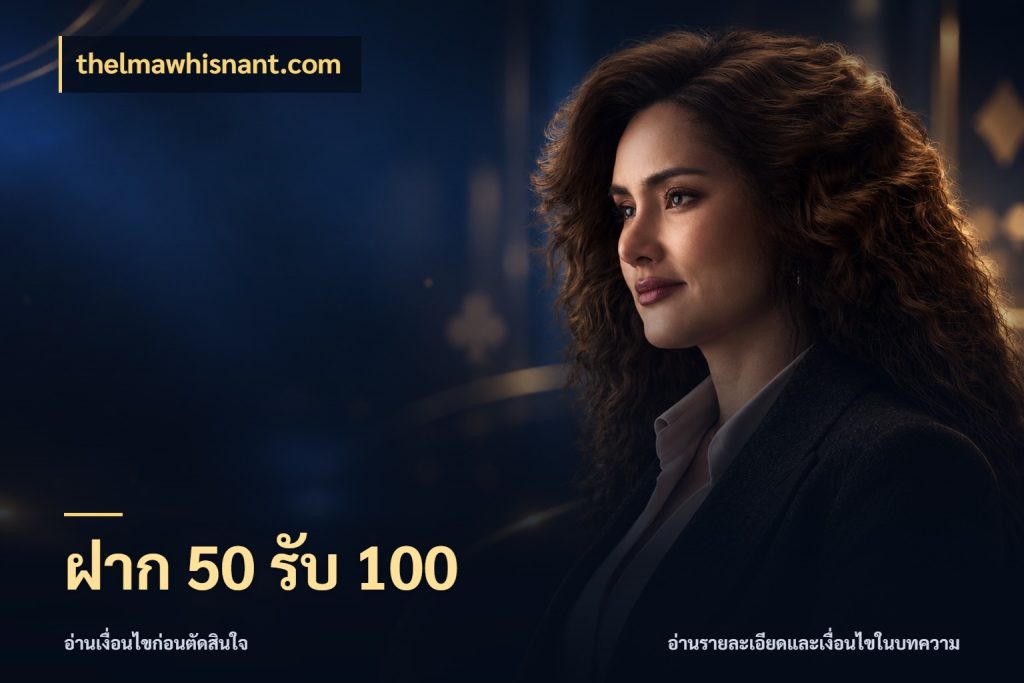 ฝาก 50 รับ 100 สีสันของโปรฝากและยอดรับ สไตล์ thelmawhisnant.com