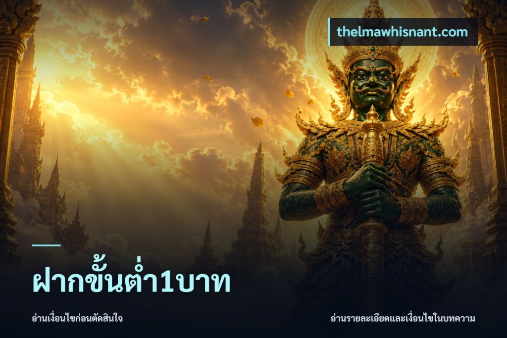 ฝากขั้นต่ำ1บาท