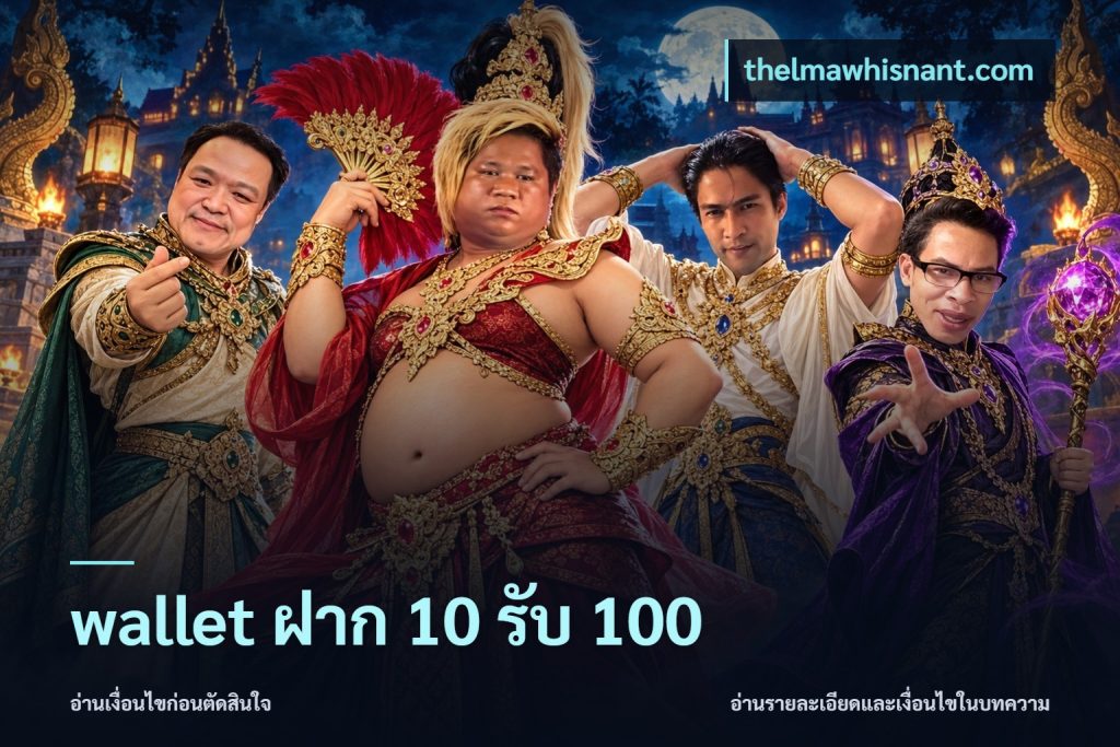 wallet ฝาก 10 รับ 100