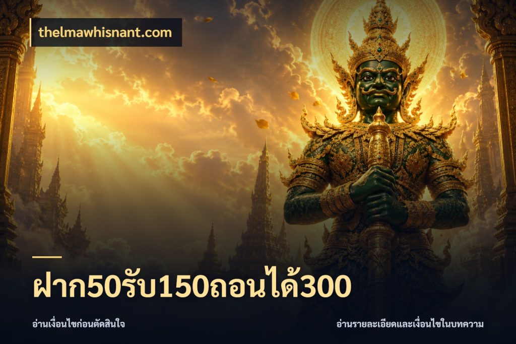ฝาก50รับ150ถอนได้300 เครดิตกับรูปแบบโปรที่ตรงใจ กับ thelmawhisnant.com