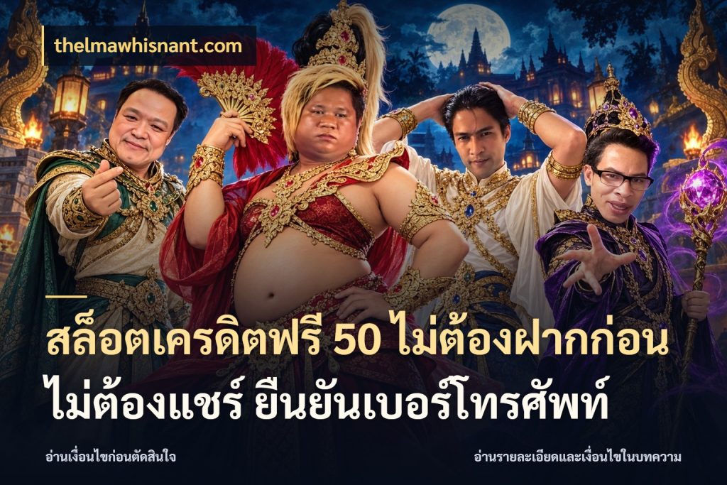 สล็อตเครดิตฟรี 50 ไม่ต้องฝากก่อน ไม่ต้องแชร์ ยืนยันเบอร์โทรศัพท์ ชนิดเครดิตกับสิทธิ์ที่คุณอยากรู้ ในมุม thelmawhisnant.com