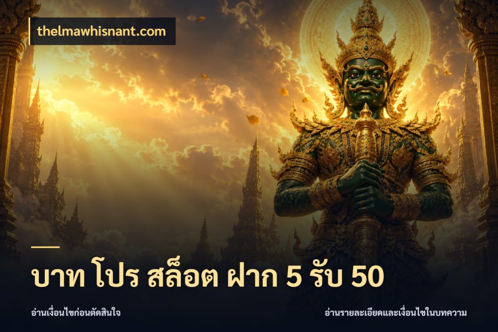 บาท โปร สล็อต ฝาก 5 รับ 50 จุดเด่นของเครดิตที่คนชอบเกมอยากรู้ กับ thelmawhisnant.com