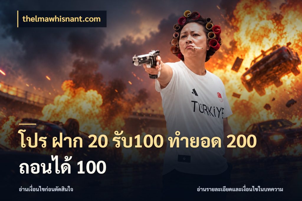 โปร ฝาก 20 รับ100 ทำยอด 200 ถอนได้ 100 thelmawhisnant.com จุดเด่นของเครดิตที่คนชอบเกมอยากรู้