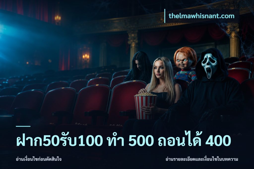 ฝาก50รับ100 ทํา 500 ถอนได้ 400