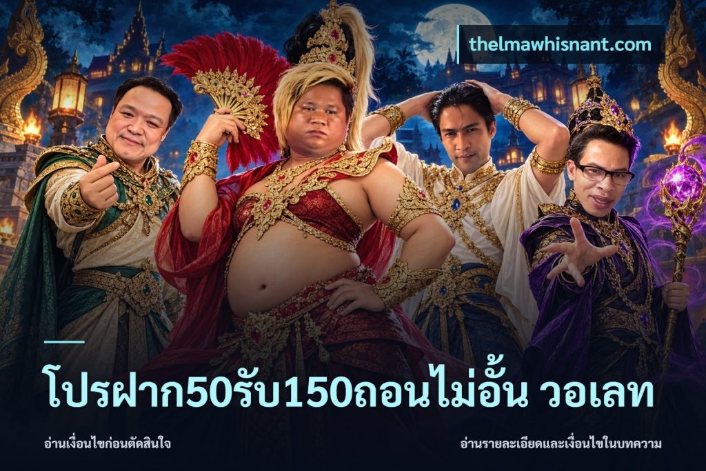 โปรฝาก50รับ150ถอนไม่อั้น วอเลท
