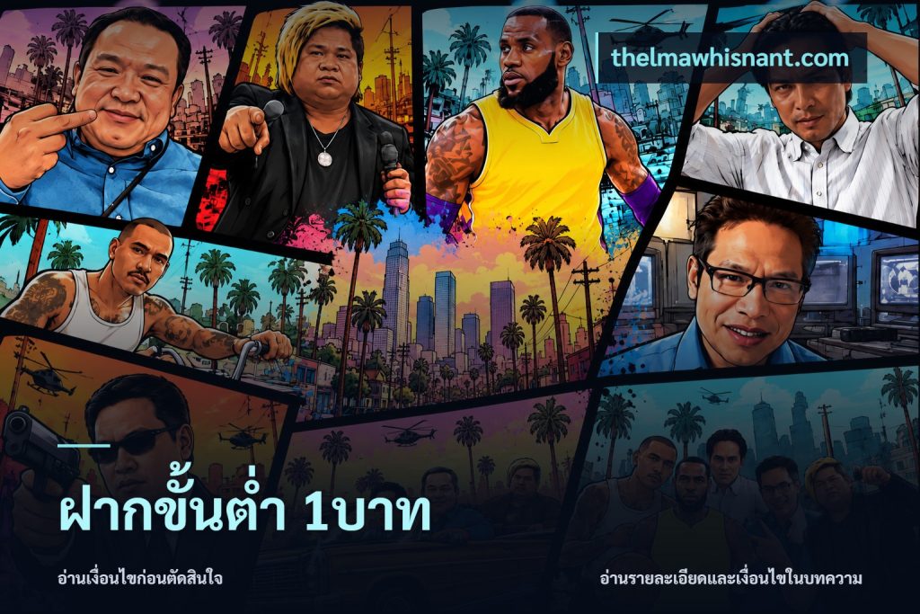 ฝากขั้นต่ำ 1บาท