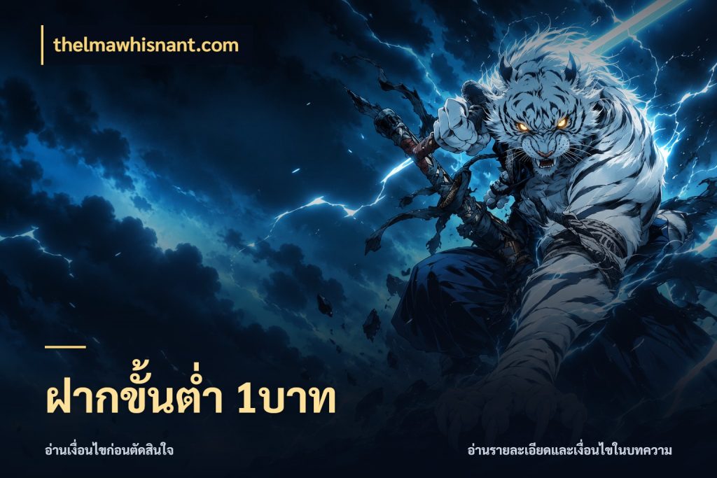 ฝากขั้นต่ำ 1บาท เปิดมุมยอดเริ่มต้นสำหรับคนชอบเกม กับ thelmawhisnant.com