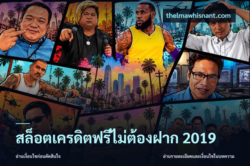 สล็อตเครดิตฟรีไม่ต้องฝาก 2019
